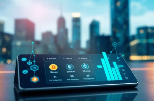 Visual representation of gaurda wallet interface highlighting cryptocurrency options and secure features.